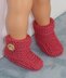 Toddler Chunky Button Cuff Slipper Boots Circular