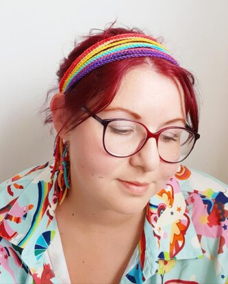 Super Simple Rainbow Headband