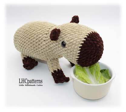 Seamless Capybara Crochet Pattern