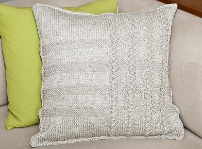 Pillowcase "Barley" with cables