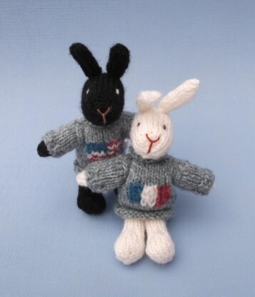 Bunny with flag jumper