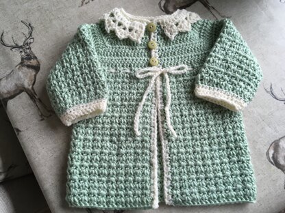 Little Collar Cardi design by Kerry Jayne Designs