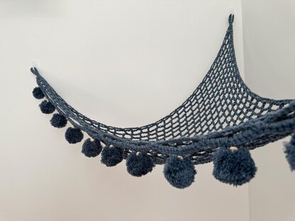 Bohemian Crochet Toy Hammock
