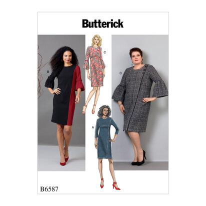 Butterick Misses'/ Women's Dress B6587 - Sewing Pattern