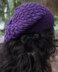 Purple bobbles berret