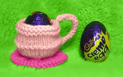 Teacup and Saucer Creme Egg Choc Cover