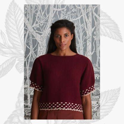 Willow & Lark Florence Frill Short Sleeve Jumper PDF