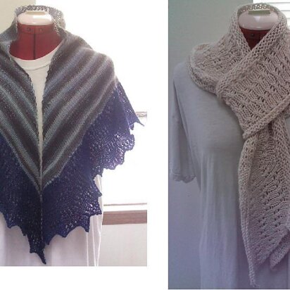 One Path Shawl/Scarf - knitting pattern