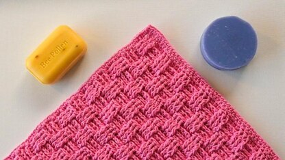 Basketweave Washcloth