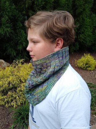 Smocking bandana cowl