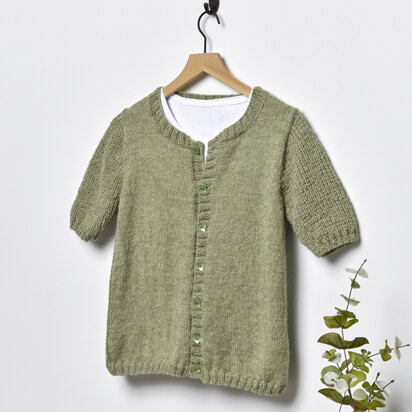 995 Spearmint - Cardigan Knitting Pattern for Women in Valley Yarns Sunderland