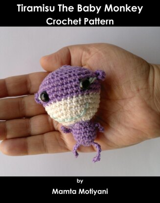Tiramisu The Baby Monkey | Crochet Amigurumi Toy Pattern