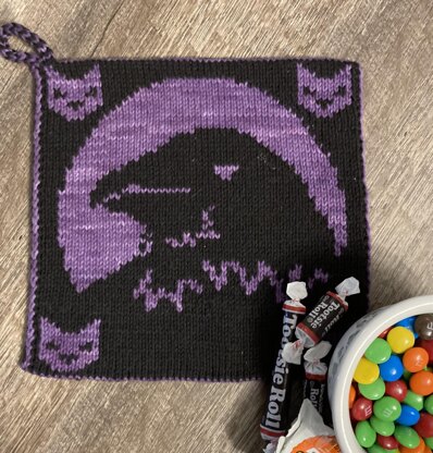 Spooky Raven Pot Holder