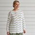 Wave Stitch Top - Knitting Pattern For Women in Debbie Bliss Dulcie by Debbie Bliss