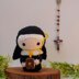 Saint Scholastica Nun Crochet Doll amigurumi