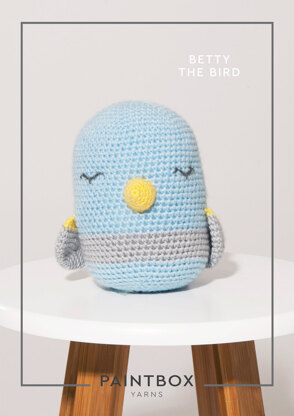 "Betty the Bird" - Amigurumi Crochet Pattern For Toys in Paintbox Yarns Simply DK - DK-CRO-TOY-002