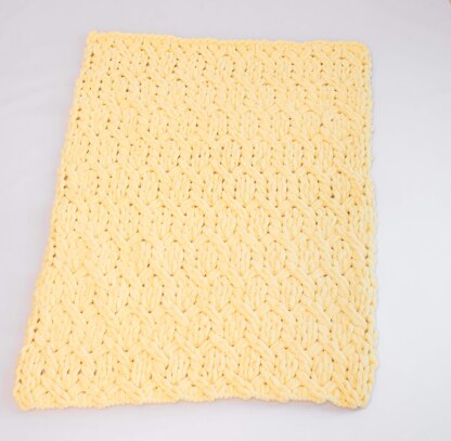 Intertwined Honeycomb Blanket Pattern