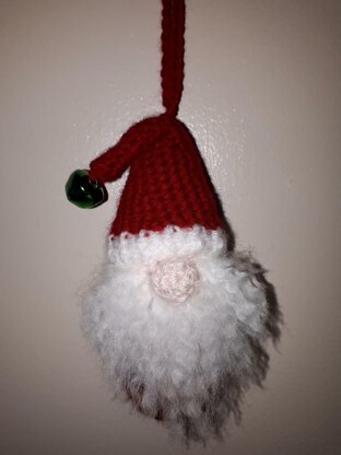 Santa Gnome Tree Decoration