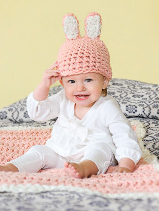 Bunny Hat & Blankie in Spud & Chloe Outer - 9212 (Downloadable PDF)