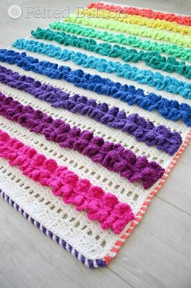 Ruffled Ribbons Blanket & Mat