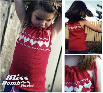 Bliss Bomb Sweetheart Singlet