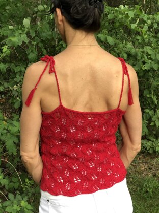 Strickanleitung - Leaves-Top - Sommertop in den Größen S - M - L - XL  - No.221