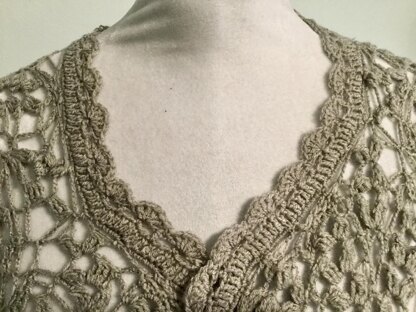 The Caped Lace Cardigan