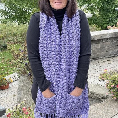 Purple Days Pocket Shawl