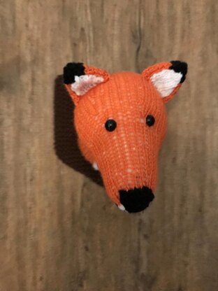 Fox Head Faux Taxidermy