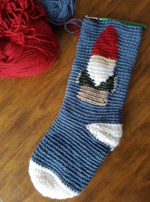 Gnome Christmas Stocking