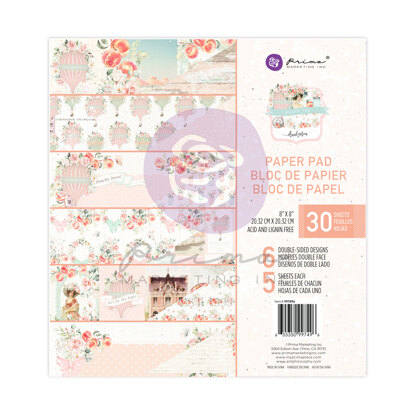 Prima Marketing Peach Tea Collection 8x8 Paper Pad