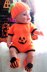 Dolls Pumpkin Romper Hat & Boots Halloween Outfit Height 12" - 17" BB006