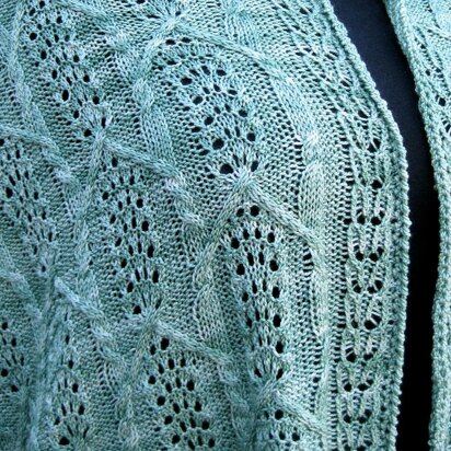 Nagaki Cable Lace Shawl