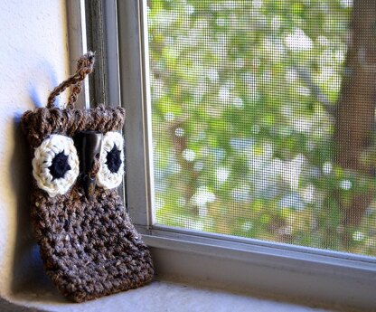 Phone Case, Crochet Owl Cozy