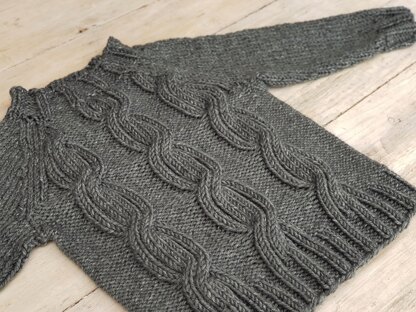 Around The Twist Sweater