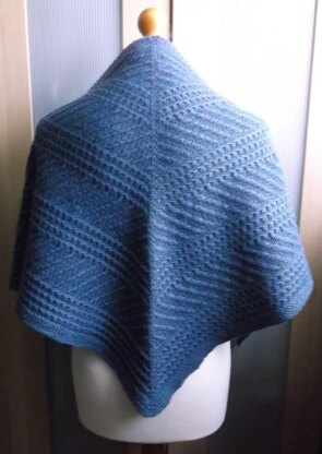 Sapphire shawl