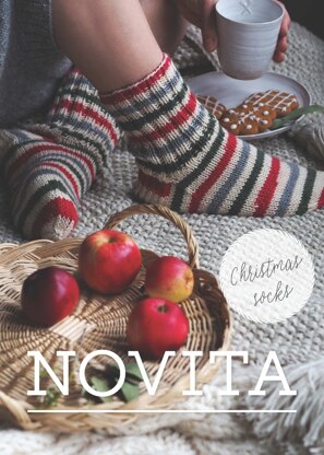 Christmas Socks in Novita 7 Veljesta Christmas - Downloadable PDF