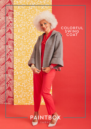 Colourful Swing Coat - Free Crochet Pattern For Women in Paintbox Yarns Simply Chunky & Chunky Pots