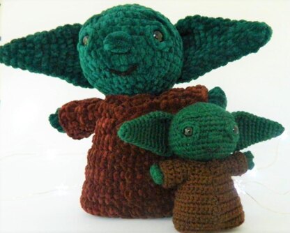 Crochet alien.