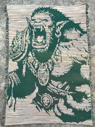Ogre Onslaught | Fantasy Monster Mosaic Blanket