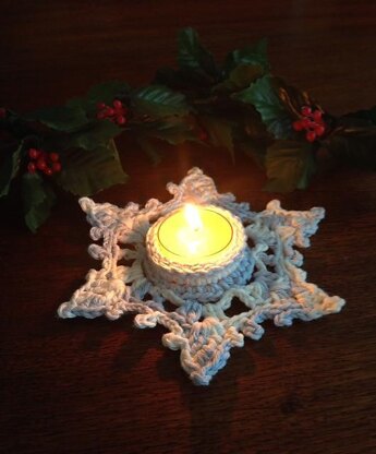 Snowflake Tea Light Holder