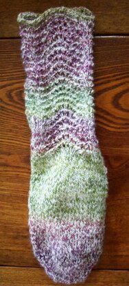 Bare Bones Toe-up Socks