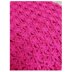 Pink throw stitch crochet pattern