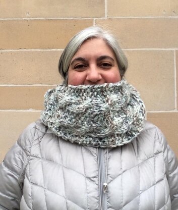 Seeds and Cables Scarf