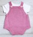 Saskia Romper with moss stitch edge 0-2 yrs