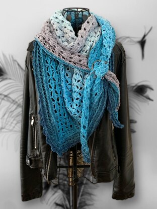 Triangular Scarf "Erigone"