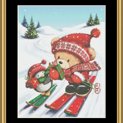 SKIING BEAR I