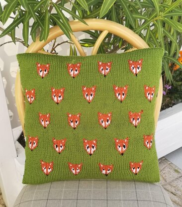 Troop of Foxes Cushion