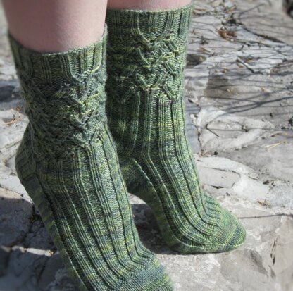 Forest Canopy Socks