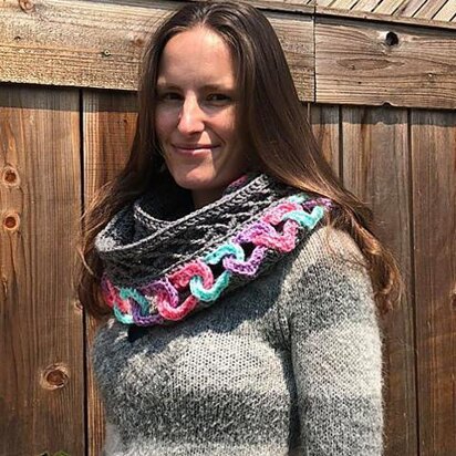 Hearts and Diamonds Infinity Scarf